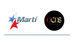 Los logos de la Oficina de Transmisiones a Cuba (OCB) y el Centro de Estudios de Desinformación de Odesa (OCDS).