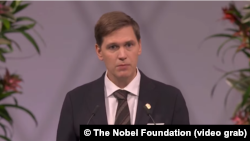 El presidente del Comité Noruego del Nobel Jørgen Watne Frydnes