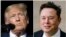 El expresidente de EEUU Donald Trump y el empresario Elon Musk (Foto composición de la Agencia AP)