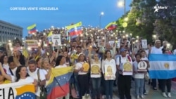 Al grito de “El Nobel es nuestro” venezolanos respaldan la causa democrática venezolana