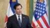 El secretario de Estado de EE.UU., Marco Rubio, ofrece una conferencia de prensa en Santo Domingo, República Dominicana, el jueves 6 de febrero de 2025. Mark Schiefelbein/Pool vía REUTERS