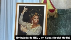 Misa en honor a Celia Cruz en el centenario de su nacimiento, en La Habana. 
