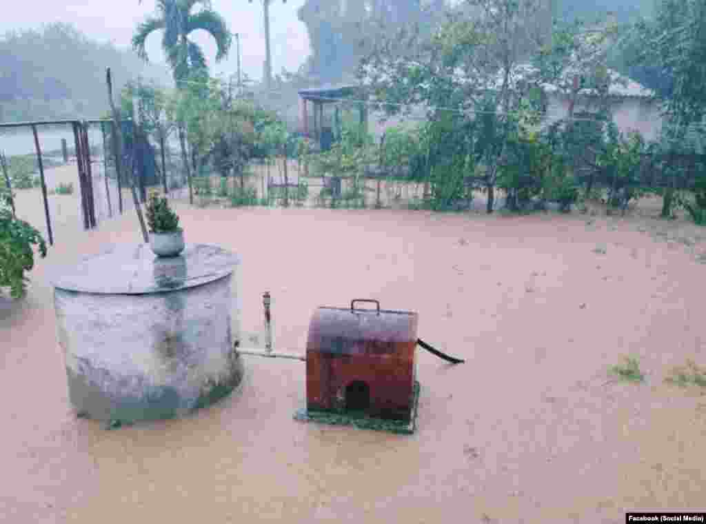 Inundaciones este fin de semana en Sagua la Grande, Villa Clara.