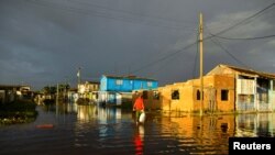 Así quedó Batabanó golpeado por el huracán Rafael