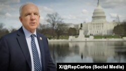 El congresista cubanoamericano Carlos Giménez, republicano por la Florida. (Captura de video/@RepCarlos)