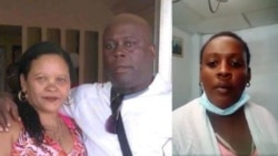 Loreto Hernández García junto a su esposa, Donaida Pérez Paseiro. en la foto de la derecha, su hija, Rosabel. 