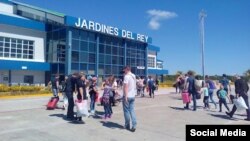 En Jardines del Rey los turistas rusos. 