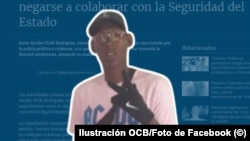 El preso político Jaime Alcides Firdó Rodríguez, manifestante del 11J, excarcelado en enero pasado, permanece detenido desde el 1 de abril. 