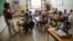 Una escuela primaria en Cuba.